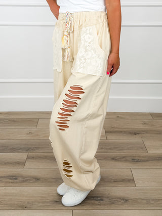 POL Try New Things High Rise Cotton Joggers - Multiple Colors
