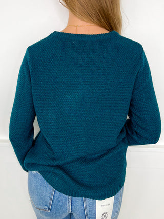 Always Be Different Knit Long Sleeve Avery Mae Sweater Top - 12 colors!