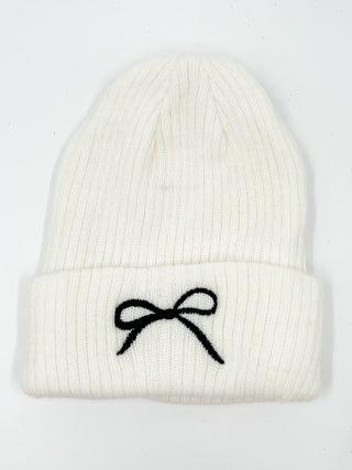 Kids Fancy Classy Bow Knit Beanie - 4 colors!