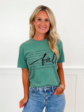 All Things Fall Avery Mae Graphic Top- 6 options!