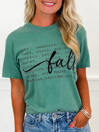 All Things Fall Avery Mae Graphic Top - Multiple Options