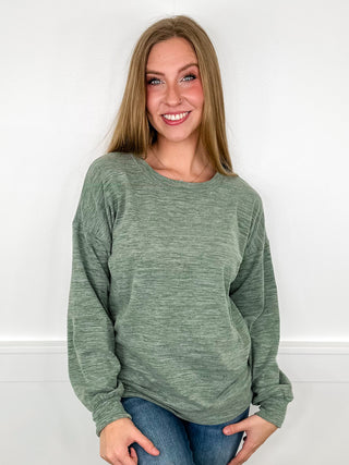 You're the Cure Long Sleeve Green Avery Mae Top