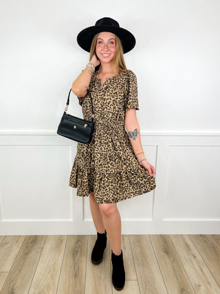 Sew In Love Into the Wild Leopard Avery Mae Dress