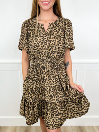 Sew In Love Into the Wild Leopard Avery Mae Dress