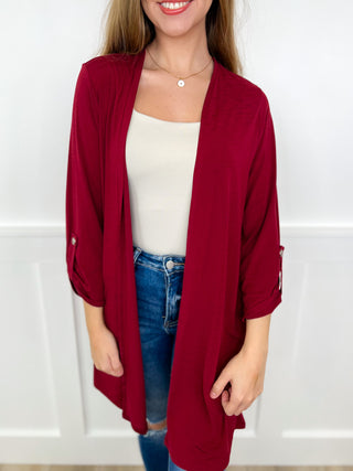Dear Scarlett Put Together Wrinkle-Free 3/4 Sleeve Cardigan - 6 colors!
