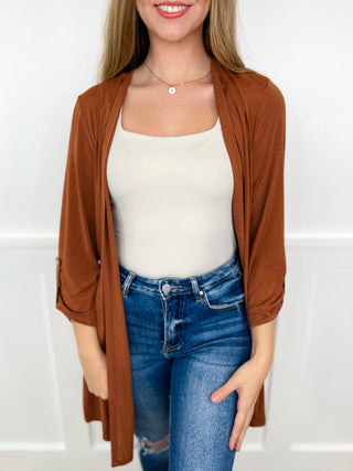 Dear Scarlett Put Together Wrinkle-Free 3/4 Sleeve Cardigan - 6 colors!