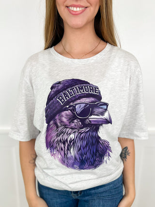 One Game Day Gear Cotton Blend Short Sleeve Grey Avery Mae Graphic Tee Shirt - 13 options!