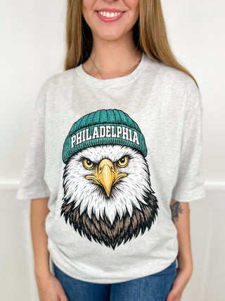 Two Game Day Gear Cotton Blend Short Sleeve Grey Avery Mae Graphic Tee Shirt- 10 options!