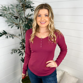 Life's Like That Ribbed Long Sleeve Avery Mae Top - 5 colors!