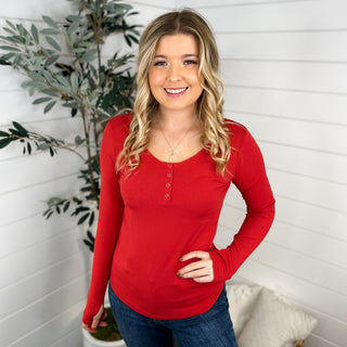 Life's Like That Ribbed Long Sleeve Avery Mae Top - 5 colors!