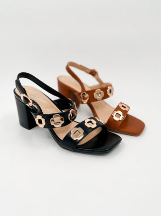 Whisk Me Away Faux Leather Heels - 2 colors!