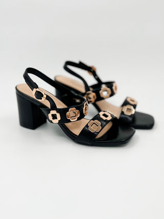 Whisk Me Away Faux Leather Heels - 2 colors!