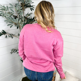 Talking to Myself Cotton Blend Long Sleeve Avery Mae Crewneck Sweatshirt - 2 colors!