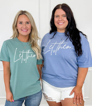 Just Let Them Cotton Short Sleeve Avery Mae Graphic Tee Shirt - Multiple Colors (Comfort Colors)