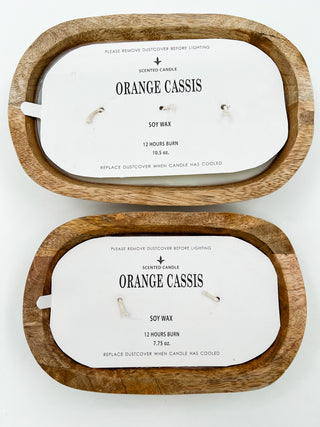 Wood Bowl Soy Candle - 4 options!