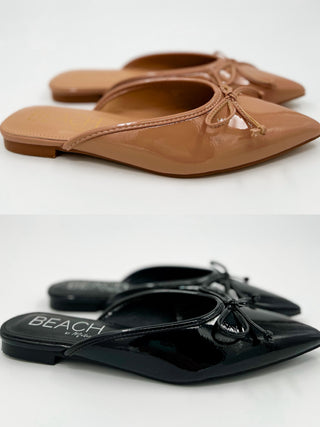 Classy Times Faux Leather Mules - Multiple Colors