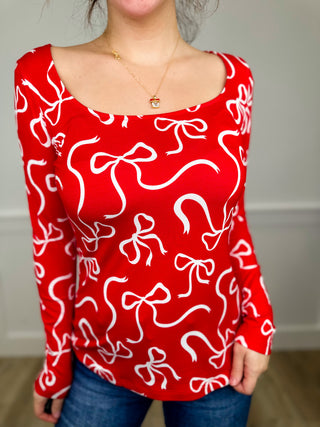 Holiday Comfort Rayon Blend Long Sleeve Avery Mae Top - 4 options!