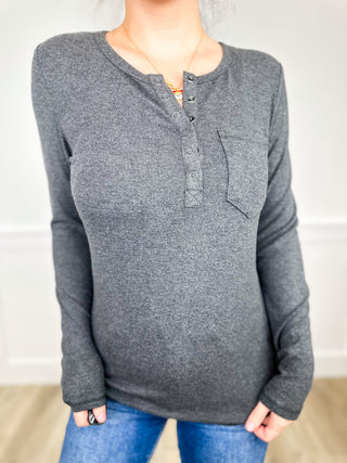 Weekend Plans Rayon Blend Long Sleeve Avery Mae Top - 5 colors!