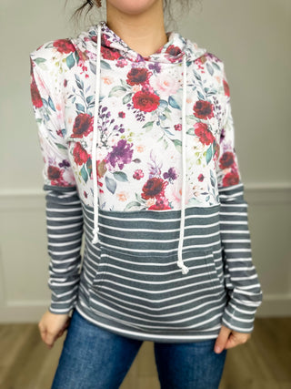 Not Your Babe Cotton Blend Long Sleeve Grey Avery Mae Hoodie Sweatshirt