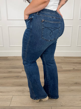 Judy Blue Cali Tummy Control Bootcut Jeans (Multiple Inseams, Non-Distressed)