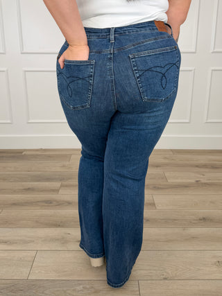 Judy Blue Cali Tummy Control Bootcut Jeans (Multiple Inseams, Non-Distressed)