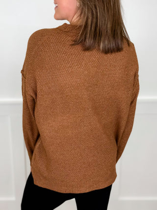 This is Serious Knit Long Sleeve Avery Mae Sweater Top - 4 colors!
