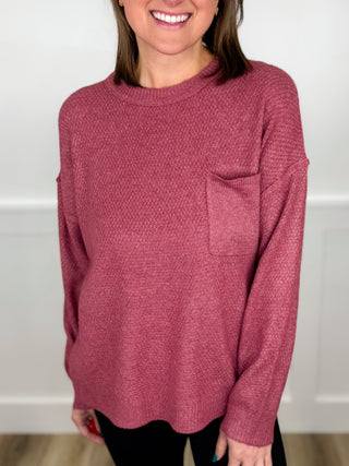This is Serious Knit Long Sleeve Avery Mae Sweater Top - 4 colors!