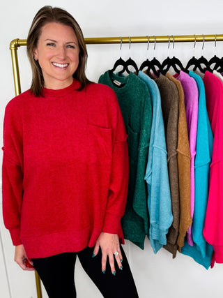 Zenana Feel the Comfort Long Sleeve Top - 13 colors!