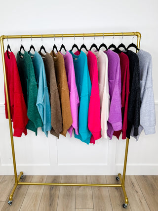 Zenana Feel the Comfort Long Sleeve Top - 13 colors!