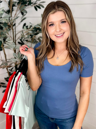 Basic The Way You Move Short Sleeve Avery Mae Top - 10 colors!
