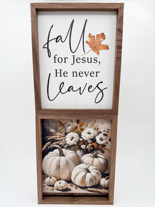 Fall 8x10 Wood Shelf Sitter - 2 options!