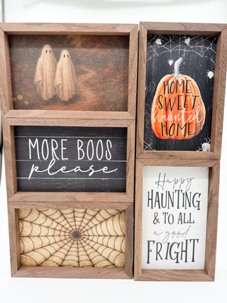 Halloween 5x8 Wood Shelf Sitter - 5 options!