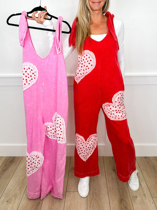 On Cloud Nine Cotton Avery Mae Cropped Jumpsuit - 2 colors!