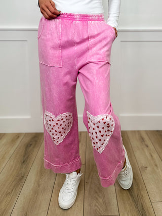 Dreaming of Love High Rise Cotton Avery Mae Cropped Bottoms - 2 colors!