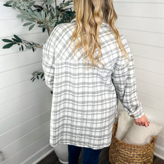 Making You Fall Flannel Long Sleeve Avery Mae Jacket - 2 colors!