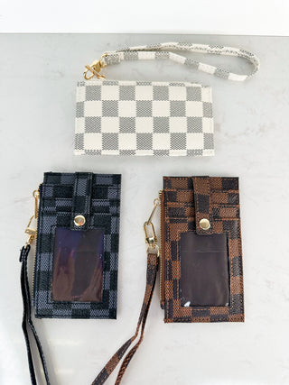 Take Me Somewhere New Faux Leather Wristlet Wallet - 3 colors!