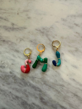 PRE-ORDER LPJ2 Colorblock Initial Letter Charm