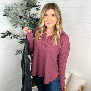 Sure as Ever Cotton Blend Long Sleeve Avery Mae Top - 2 colors!