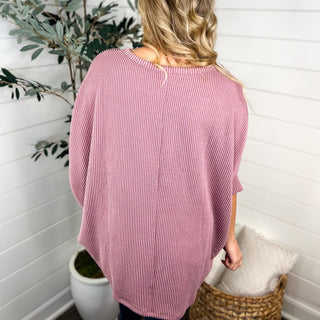 Complete Harmony Ribbed Dolmen Sleeve Avery Mae Top - 6 options!