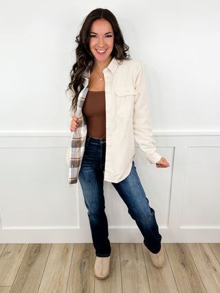 Judy Blue Bella High Rise Thermal Straight Leg Dark Wash Jeans