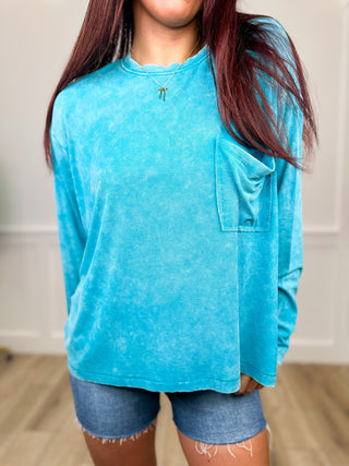 Zenana Casual Upgrade Rayon Blend Long Sleeve Top - 4 colors!