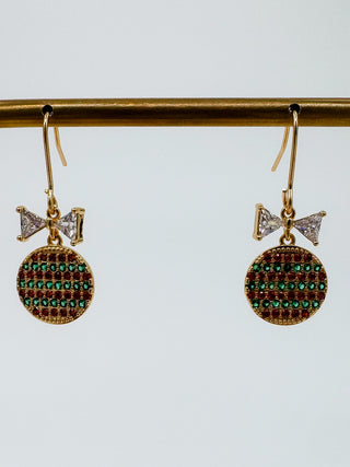 Festive Season Gold Drop Earrings
