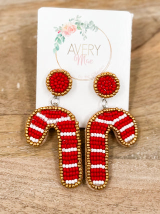 Pop of Holiday Beaded Drop Earrings - 6 options!