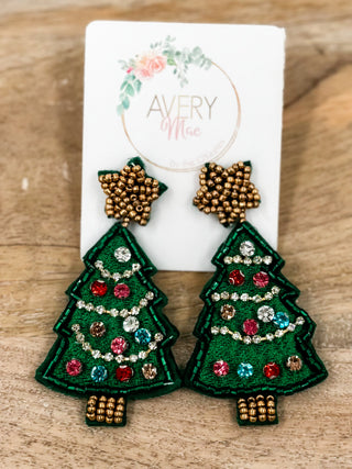 Pop of Holiday Beaded Drop Earrings - 6 options!