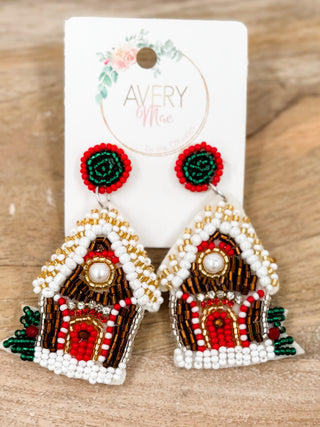 Pop of Holiday Beaded Drop Earrings - 6 options!