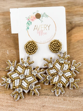 Pop of Holiday Beaded Drop Earrings - 6 options!