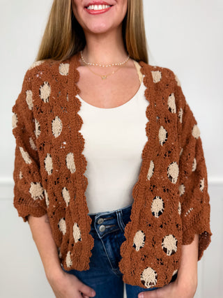 POL Making an Entrance Chenille 3/4 Sleeve Cardigan - 3 colors!