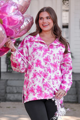 PRE-ORDERJES Everyday Pullover- Pink Regal Blossom