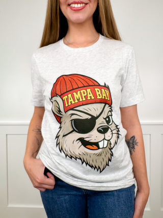 Two Game Day Gear Cotton Blend Short Sleeve Grey Avery Mae Graphic Tee Shirt- 10 options!