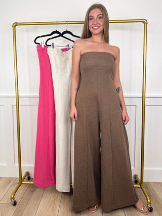 Whatever it Takes Cotton Blend Avery Mae Jumpsuit - 3 colors!